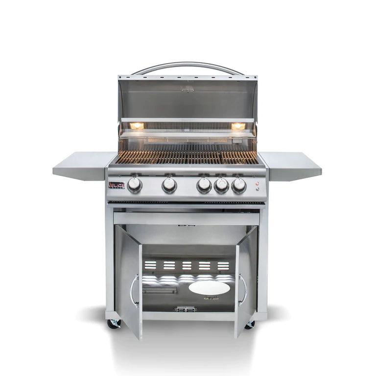 Blaze Premium LTE 32 in. 4-Burner Built-In Grill with Grill Cart