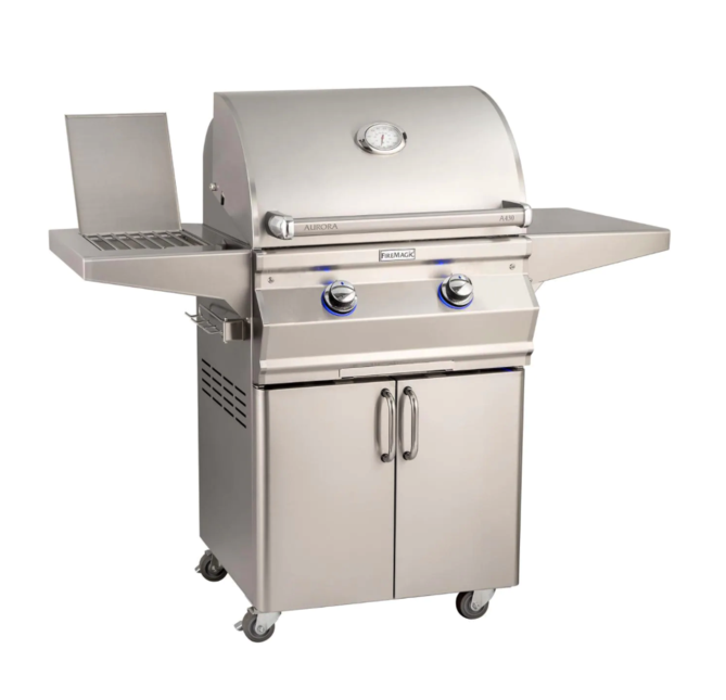 Fire Magic Aurora A430S 24-Inch Propane Gas Grill With Side Burner And Analog Thermometer - A430S-7EAP-62 - Fire Magic Grills