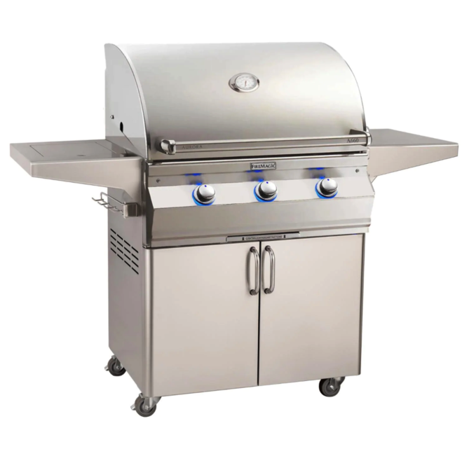 Fire Magic Aurora A660S 30-Inch Propane Gas Grill With Side Burner And Analog Thermometer - A660S-7EAP-62 - Fire Magic Grills