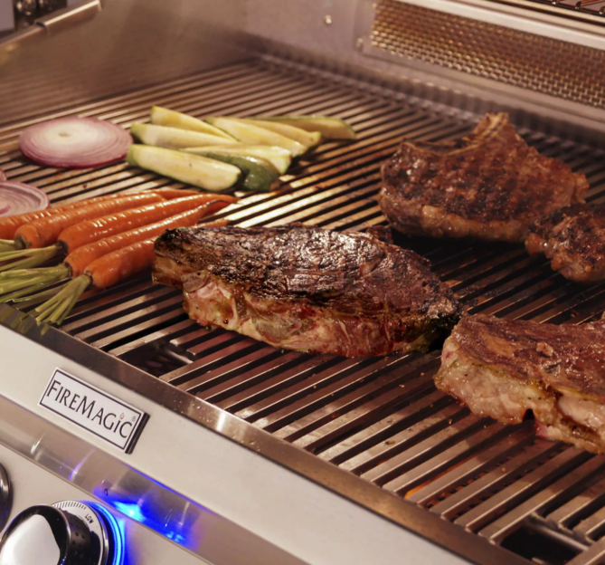 Fire Magic Aurora A790I 36-Inch Built-In Natural Gas Grill With Magic View Window And Analog Thermometer - A790I-7EAN-W - Fire Magic Grills