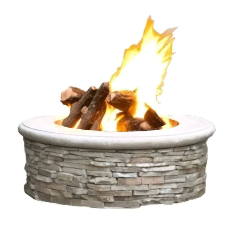 American Fyre Designs Contractor's Model 39" Round Gas Fire Pit 685-CB-11-M6NC