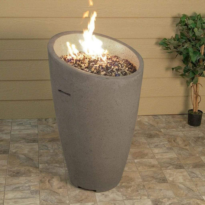 American Fyre Designs 23" Eclipse Gas Fire Urn with Access Door 520-BA-11-M2PC