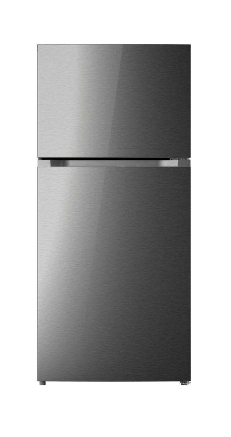 Forte 30 Inch Freestanding Top Freezer Refrigerator in Stainless Steel
