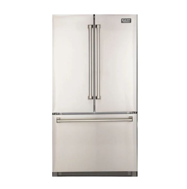 Kucht Appliance Package Professional 36 in. 5.2 cu ft. Natural Gas Range, Range Hood, Refrigerator & Dishwasher, K748-KNG361-FDS