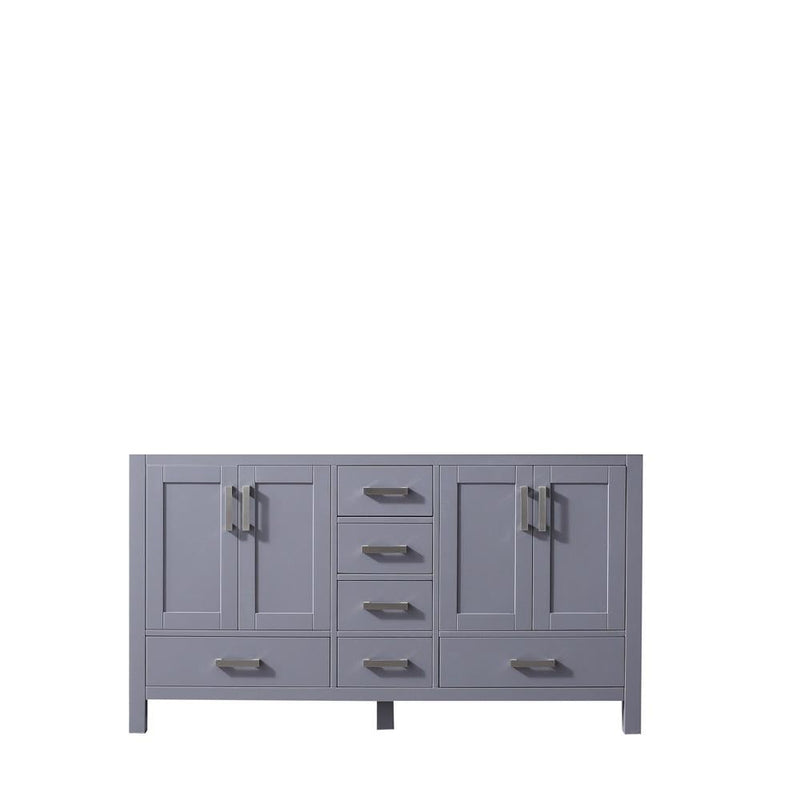 Lexora Jacques 60" Dark Grey Vanity Cabinet Only LJ342260DB00000