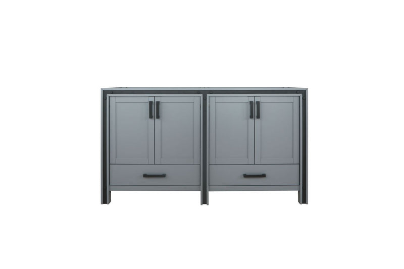 Lexora Ziva 60" Dark Grey Vanity Cabinet Only LZV352260SB00000