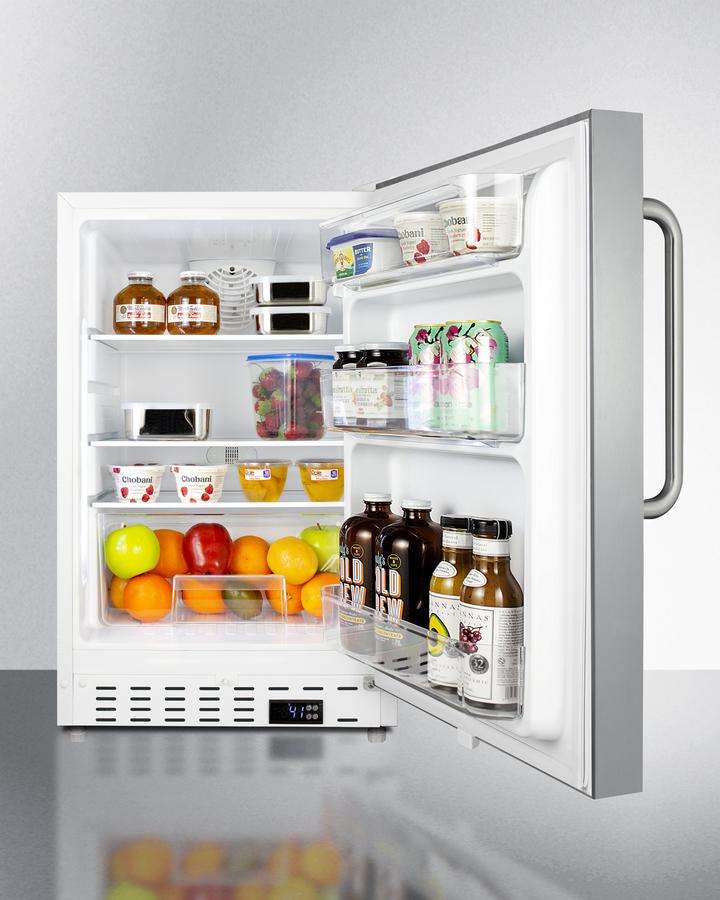 Summit 20" Wide Built-In All-Refrigerator ADA Compliant - ALR46WCSS