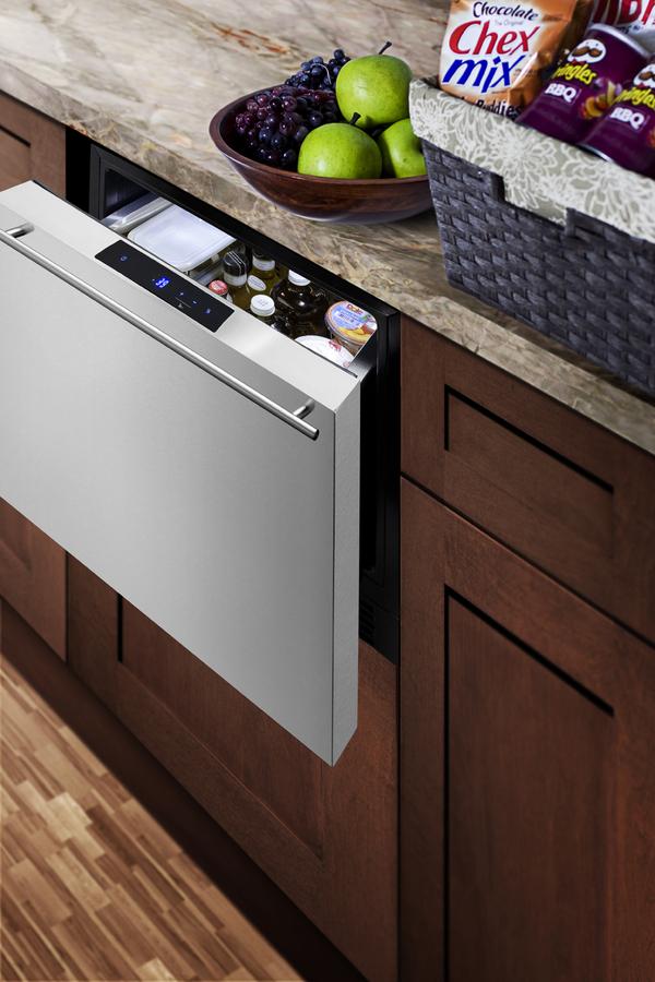 Summit 21.5" Wide Built-In Drawer Refrigerator - FF1DSS