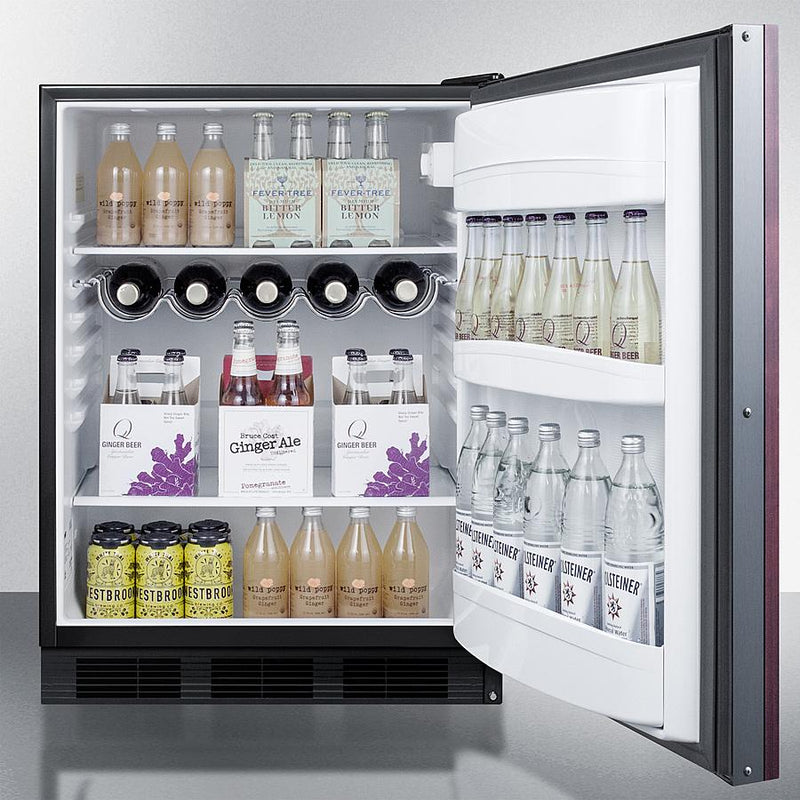 Summit 24" Wide Built-In All-Refrigerator ADA Compliant - AR5BIF