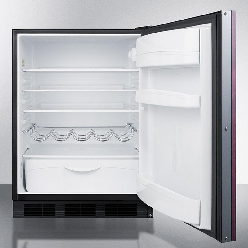 Summit 24" Wide Built-In All-Refrigerator ADA Compliant (Panel Not Included) - FF63BKBIIFADA