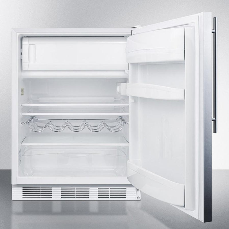 Summit 24" Wide Refrigerator-Freezer ADA Compliant - CT661WSSHVADA