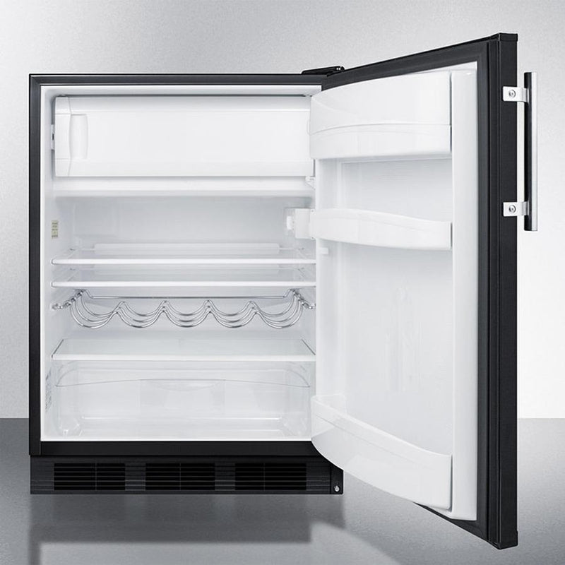 Summit 24" Wide Refrigerator-Freezer ADA Compliant - CT663BKADA