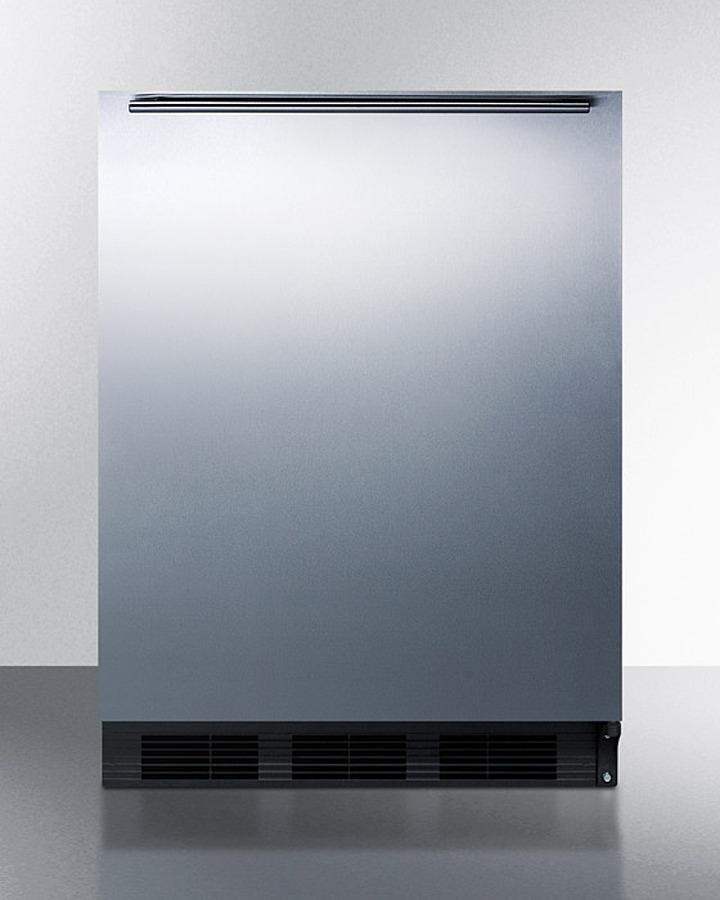 Summit 24" Wide Refrigerator-Freezer ADA Compliant - CT663BKSSHHADA