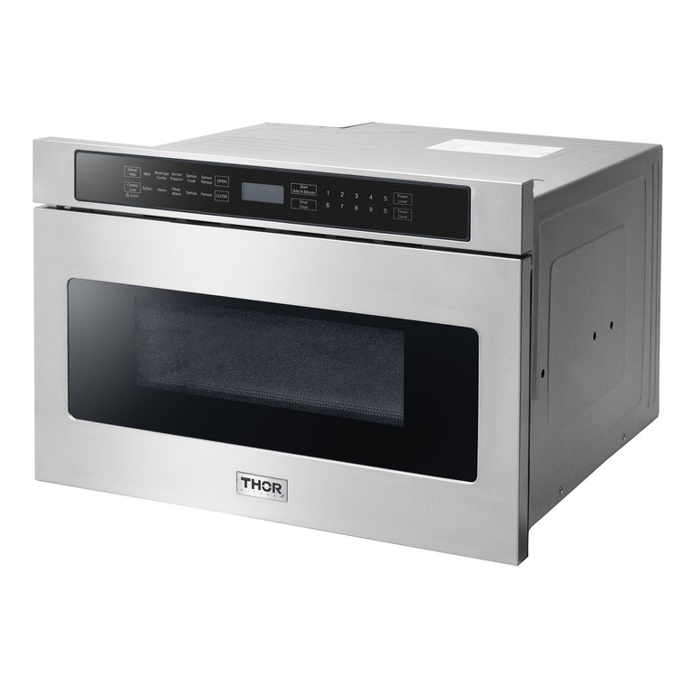 Thor Kitchen 24 inch 1.2 Cu. Ft. Microwave Drawer In Stainless Steel
