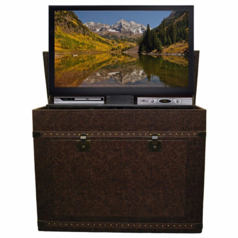 Touchstone Home Products Elevate Vintage Trunk TV Lift Cabinet for 46 Inch Flat screen TVs - 72007 - PrimeFair