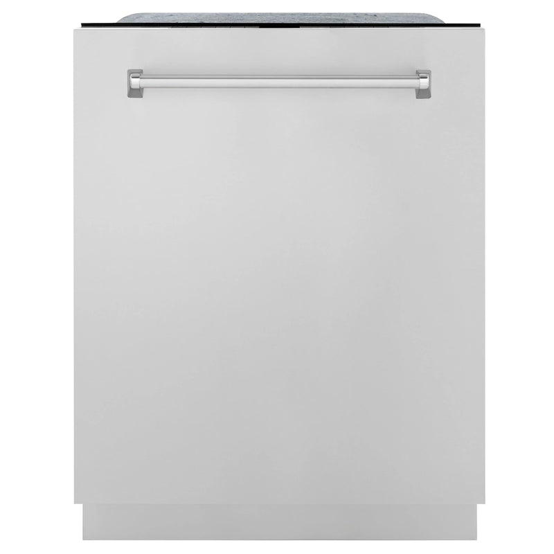 ZLINE 24" Monument Series 3rd Rack Top Touch Control Dishwasher in Custom Panel Ready with Stainless Steel Tub, 45dBa - DWMT-24